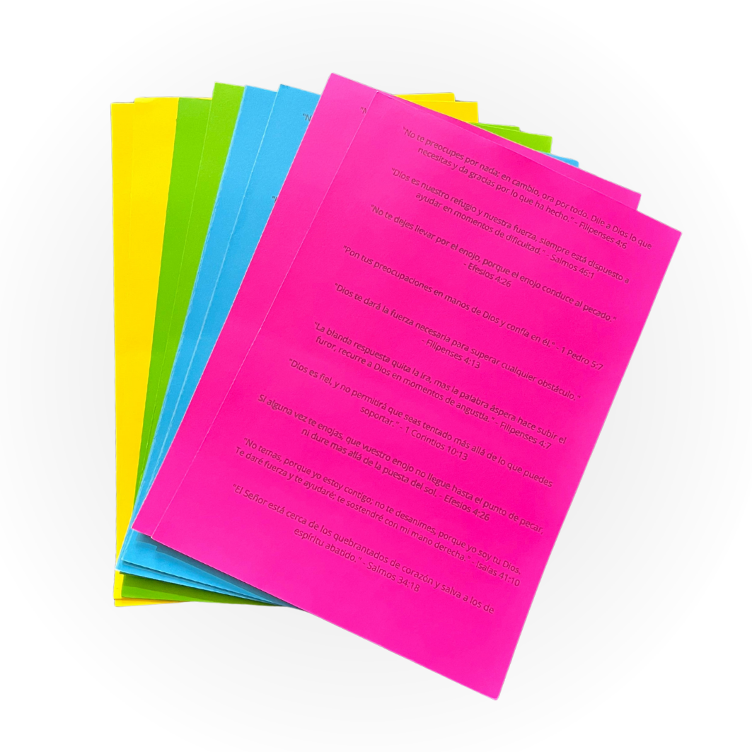 Oferta: "Hazlo tú mismo" de 40 versículos de la Biblia impresos + Frasco con tapa blanca + Envío Gratis